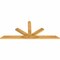 Ekena Millwork Saratoga Rough Sawn Timber Gable Bracket, Western Red Cedar, 72"W x 30"H x 2"D x 4"F, 10/12 Pitch GBW072X30X0204SAR00RWR - alternate 5